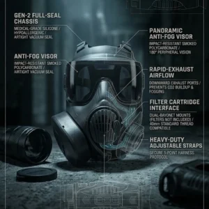 The "Vault" Gen 2 CBRN Tactical Respirator