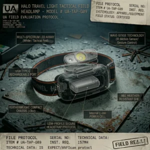 The "Halo" Hands-Free Tactical Headlamp