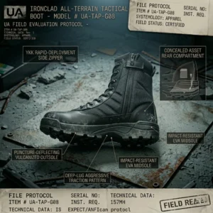 The "Ironclad" All-Terrain Tactical Boot