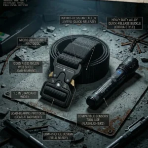 The "Vanguard" Quick-Release Tactical Belt