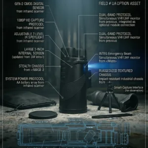 The "Nocturne" 2.5K Infrared Night Vision Optics - Model # UA-OPT-N1