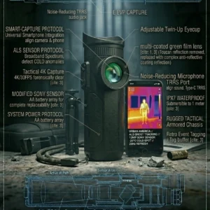 The "Spectre" 4K Tactical Action Camera - Model # UA-VIS-S25