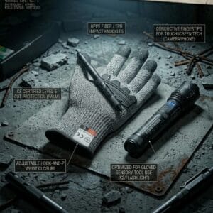 The "Specter" Level-5 Cut-Resistant Tactical Gloves